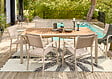 MODE DE VIE - Fauteuil empilable Dallas - Aluminium - vignette