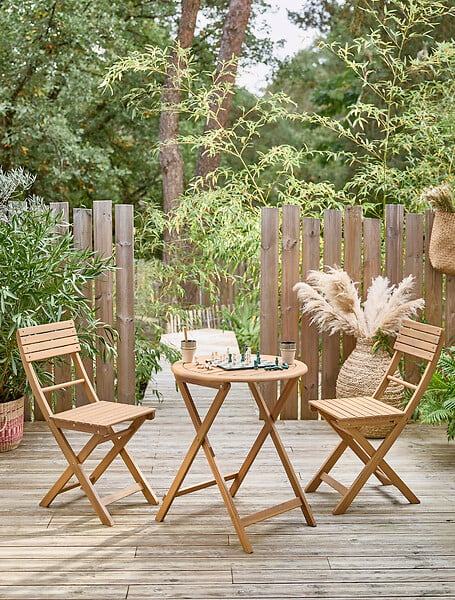 Table de bistro acacia - large