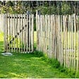 EASY CLOTURE - Ganivelle clôture en bois L 5m x H 1m00 - Espacement des piquets 3 à 5 cm - vignette
