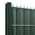 EASY CLOTURE - Kit Lamelles PVC Bande Brise vue pour panneau double fils - L 2m50 - H 1m63 - Vert - vignette
