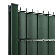 EASY CLOTURE - Kit Lamelles PVC Bande Brise vue pour panneau double fils - L 2m50 - H 1m43 - Vert - vignette