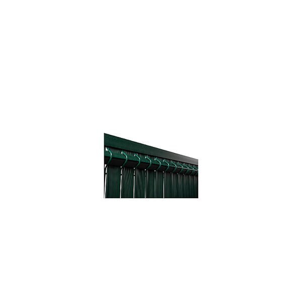 EASY CLOTURE - Kit occultation lamelles PVC pour panneau rigide maille 55 H 1m73 L 2m50 Vert - large