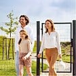 EASY CLOTURE - Portillon grillagé maille 100x50 - Largeur 1m20 - Square Gate - vignette