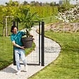 EASY CLOTURE - Portillon grillagé occultable - Largeur 1m00 - Full Gate - vignette
