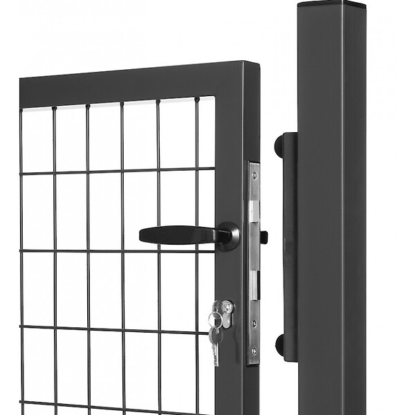EASY CLOTURE - Portillon grillagé maille 100x50 - Largeur 1m20 - Square Gate - large