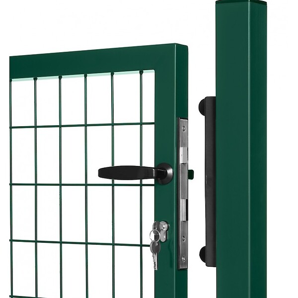 EASY CLOTURE - Portillon grillagé maille 100x50 - Largeur 1m20 - Square Gate - large