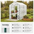 TECTAKE - Serre de jardin souple 2,23 m² blanc - vignette
