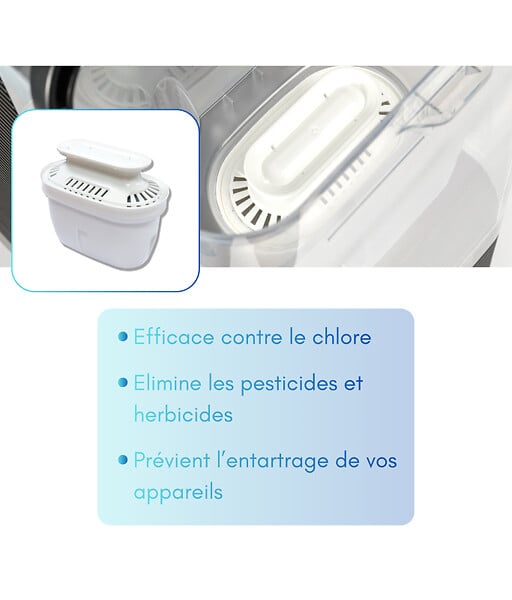 APIC - Cartouche pour fontaine à eau domestique universelle WD4 - large
