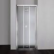 KIAMAMI VALENTINA - Porte De Douche En Niche De 110 Cm Trois Panneaux En Verre | Star - vignette