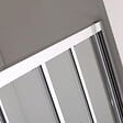 KIAMAMI VALENTINA - Porte De Douche En Niche De 110 Cm Trois Panneaux En Verre | Star - vignette
