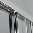 KIAMAMI VALENTINA - Porte De Douche En Niche De 110 Cm Trois Panneaux En Verre | Star - vignette