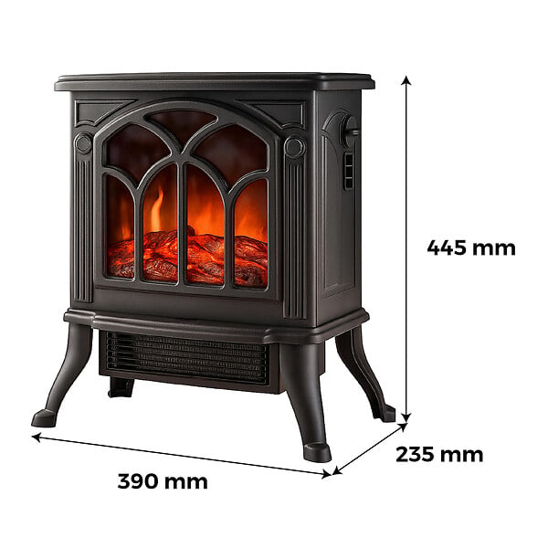 SANNOVER - Poêle/Cheminée Electrique Ideria 1800 W Sannover - large