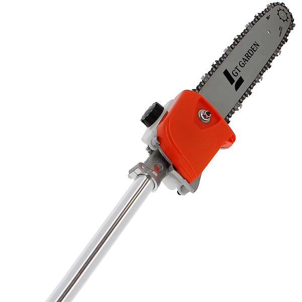 GT GARDEN - Élagueuse thermique sur perche, 52 cm3, 3 CV, longueur 4.15 mètres - large