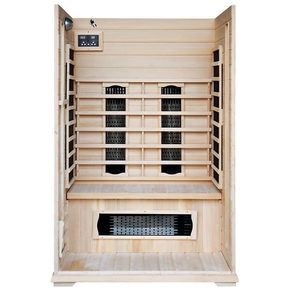 CONCEPT USINE - Cabine de sauna luxe infrarouge 2 places NARVIK - large