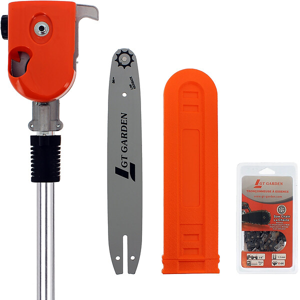GT GARDEN - Élément élagueuse pour multifonction 4 en 1 et outil sur perche, tête orientable - large
