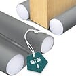 VOUNOT - Lot de 4 Boudins de Porte Isolants coupe froid Découpables 96cm Gris - vignette