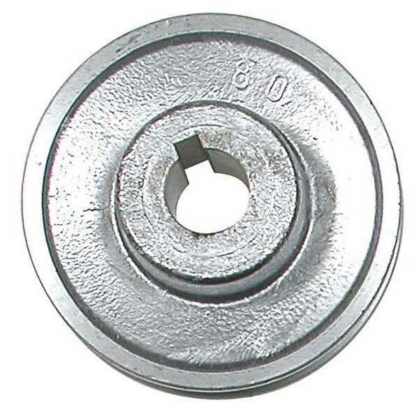 RIBIMEX - Poulie aluminium diam 80 arbre 19mm - large