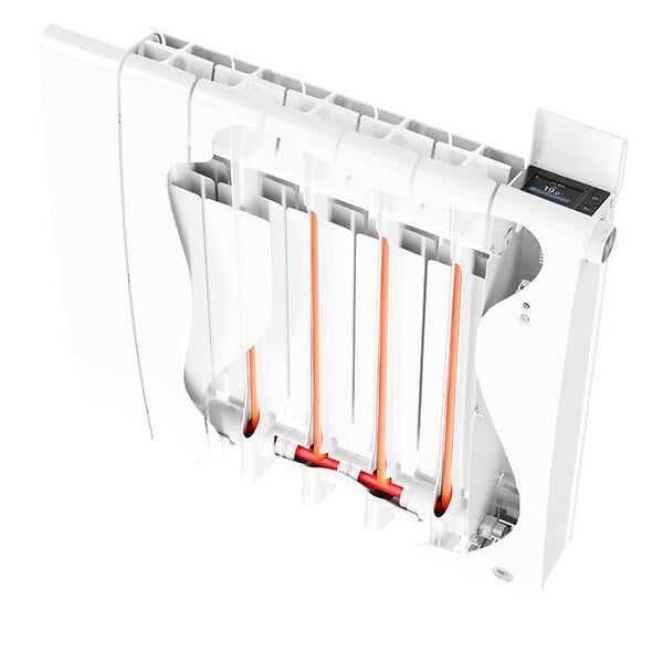 THERMOR - Radiateur à inertie connecté Bilbao 4 Thermor - Vertical - 1800W - Blanc - large