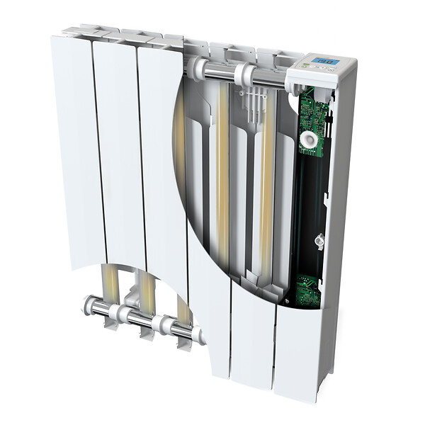 INTUIS - Radiateur horizontal 500W Blanc AXINO 3EO - INTUIS - M240111 - large