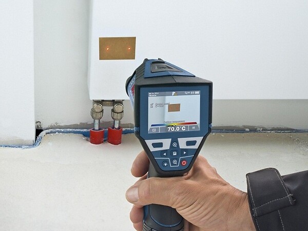 BOSCH - Détecteur thermique Bosch GIS 1000 C Professional  batterie 2Ah  chargeur 0601083301 - large