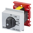 GEWISS - Commutateur voltmètre 4 positions phase-neutre 3 modules - GEWISS - GW96851 - vignette
