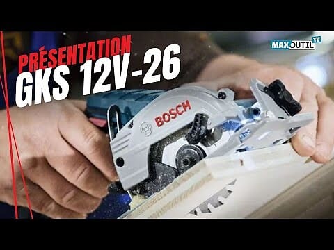 BOSCH - Scie circulaire sans fil BOSCH 06016A1002 - GKS 12V-26 Professional 12V (vendu sans batterie) - large