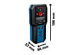 BOSCH - Détecteur mural GMS 120-27 PROFESSIONAL -  - avec 2 piles (AA) - étui - 601081700 - vignette