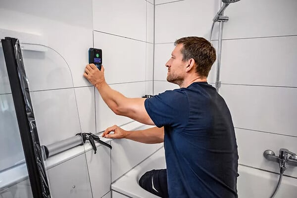 BOSCH - Détecteur mural GMS 120-27 PROFESSIONAL -  - avec 2 piles (AA) - étui - 601081700 - large