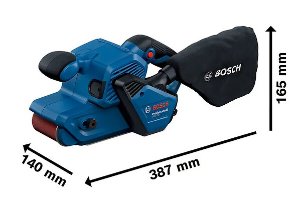 BOSCH - Ponçeuse à bande filaire 850W GBS 750 -  - 06012C1020 - large