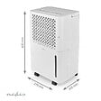 NEDIS - Déshumidificateur 10L/jour Extraction humidité 4 modes Déshumidification, Auto, Séchage du linge, Ventilation 100 m³/h NEDIS - vignette