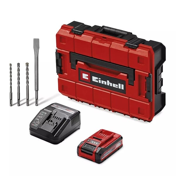 EINHELL - Perforateur sans fil TP-HD 18/28 Li BL (1x3,0 Ah) - 18V - brushless - 2,8J - mandrin SDS-Plus - large