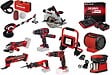 EINHELL - Kit chantier sans fil Einhell – 10 outils Power X-Change + 2 batteries 4.0Ah + chargeur - vignette