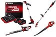 EINHELL - Kit jardin sans fil Einhell – Coupe-bordure, souffleur, taille-haies, ébrancheur + 2 batteries 4.0Ah - vignette
