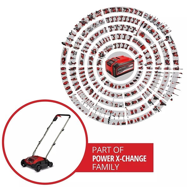 EINHELL - Scarificateur sans fil GC-SC 18/28 DS Li - 28 cm -Solo sans batterie ni chargeur - large
