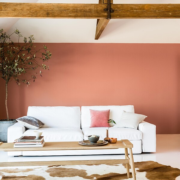 DULUX VALENTINE - Peinture Crème de Couleur Biosourcé - Cuivre Rose - Mat - 2,25 L - large