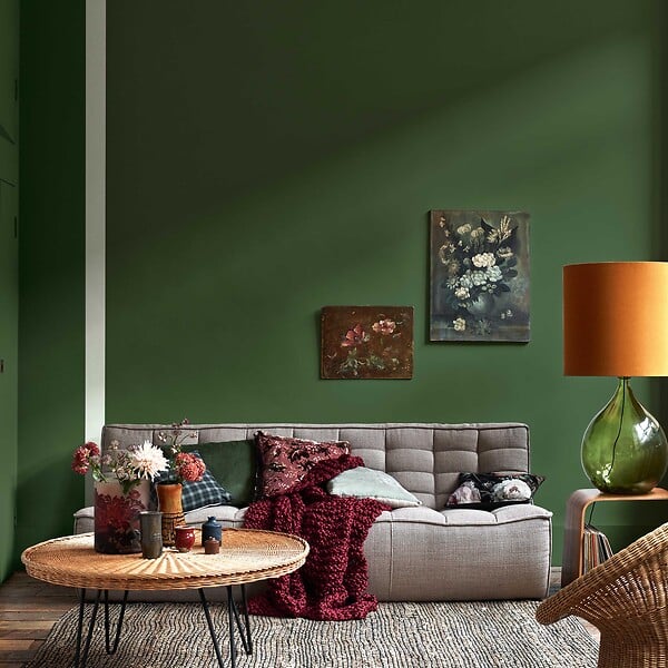 DULUX VALENTINE - Peinture Crème de Couleur Biosourcé - Vert Tropical - Mat - 2,25 L - large
