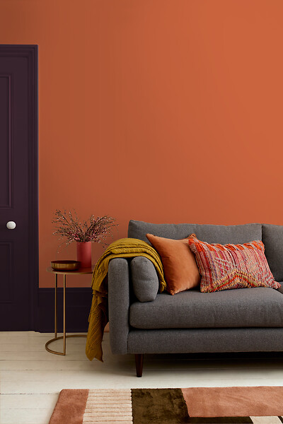 DULUX VALENTINE - Peinture Crème de Couleur Biosourcé - Auburn Sauvage - Satin - 2,25 L - large