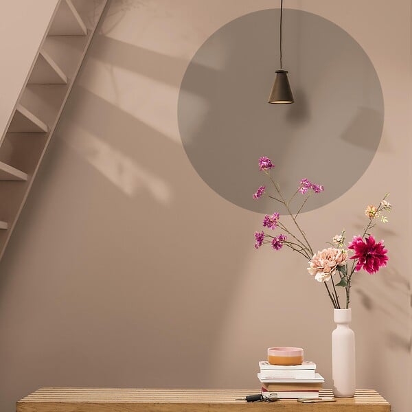 DULUX VALENTINE - Peinture Crème de Couleur Biosourcé - Rose des Sables - Satin - 2,25 L - large