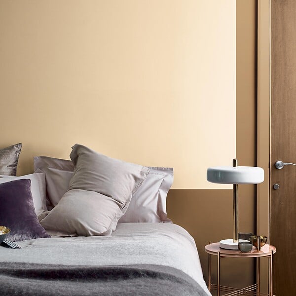 DULUX VALENTINE - Peinture Crème de Couleur Biosourcé - Biscuit - Velours - 2,25 L - large