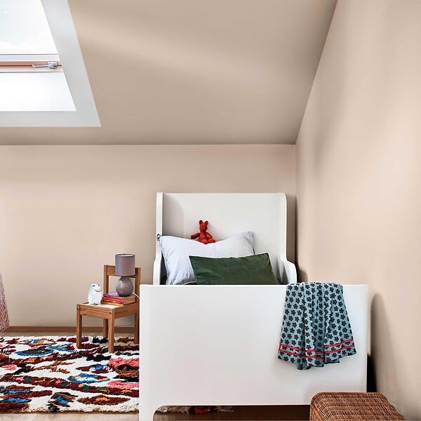 DULUX VALENTINE - Peinture Crème de Couleur Biosourcé - Lin Intense - Velours - 2,25 L - large