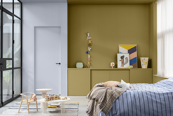 DULUX VALENTINE - Peinture Crème de Couleur Biosourcé - Tapenade - Velours - 2,25 L - large