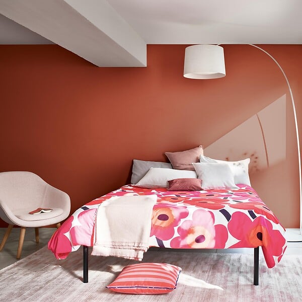 DULUX VALENTINE - Peinture Crème de Couleur Biosourcé - Tomette - Velours - 2,25 L - large