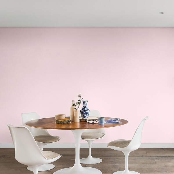 DULUX VALENTINE - Peinture Crème de Couleur Biosourcé - Bouton de Rose - Satin - 1 L - large