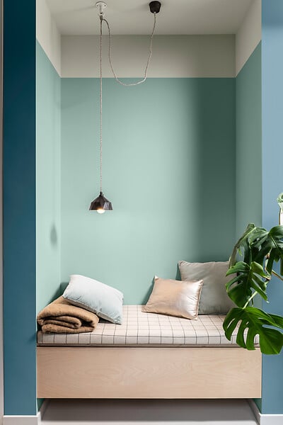 DULUX VALENTINE - Peinture Crème de Couleur Biosourcé - Menthe Frappée - Velours - 1 L - large
