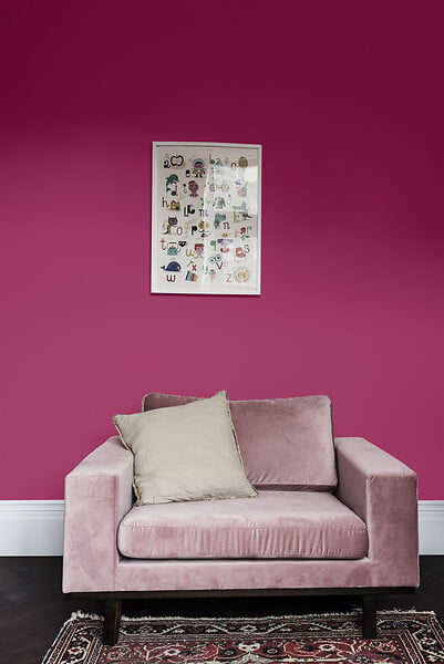 DULUX VALENTINE - Peinture Crème de Couleur Biosourcé - Rose Calypso - Velours - 1 L - large