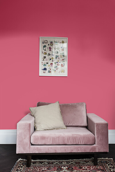 DULUX VALENTINE - Peinture Crème de Couleur Biosourcé - Rose Melba - Velours - 1 L - large
