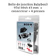 RAYTECH - Boîte de jonction Babybox3 95x110xh 43 mm  + connecteur + 4 presses étoupes - vignette