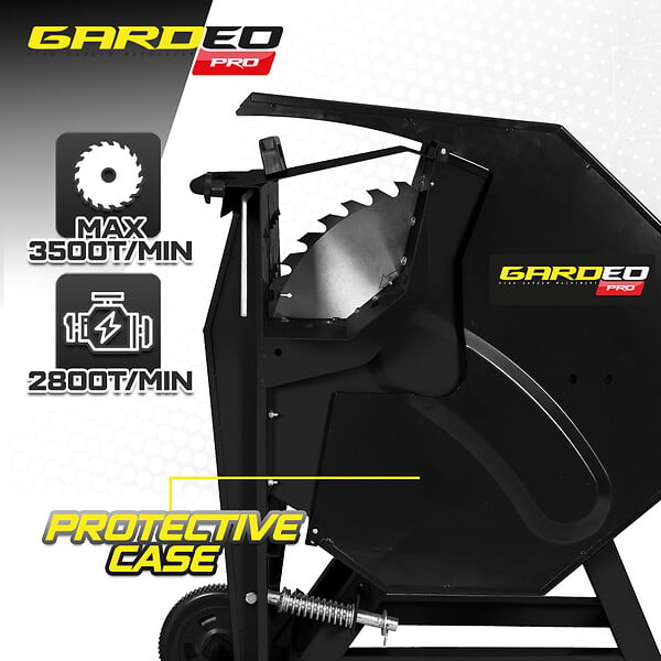 GARDEO PRO - Scie à buches électrique 3000 W - Lame 505mm - large