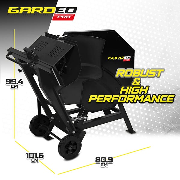 GARDEO PRO - Scie à buches électrique 3000 W - Lame 505mm - large