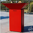 GRILL'CHIC - Brasero Cevenol Acier Normal Carre 74 Rouge Double Cuve - vignette